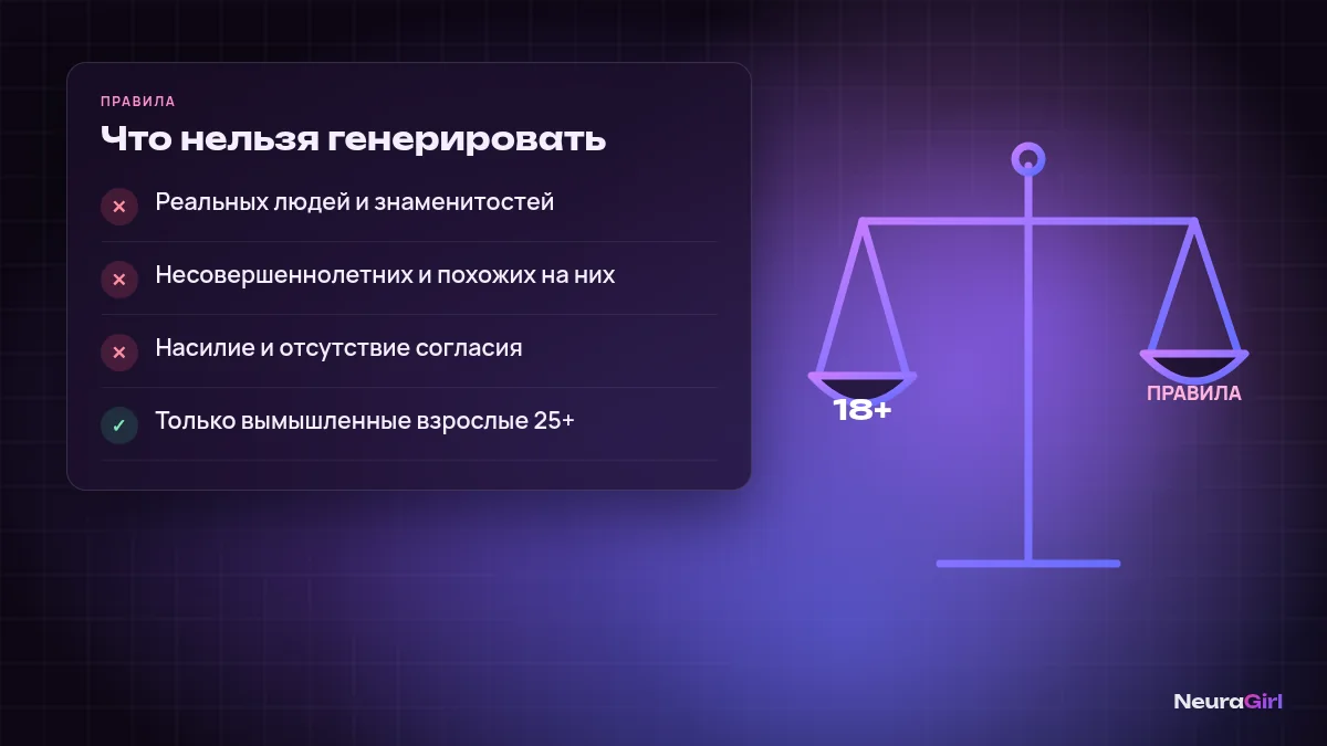 Правила генерации: что нельзя создавать нейросетью